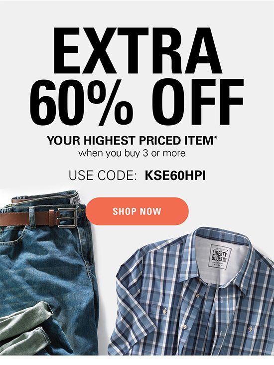 Extra 60% Off