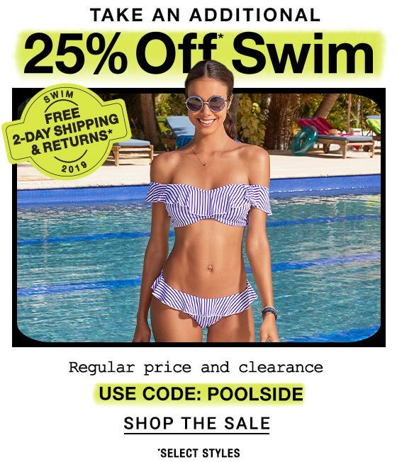 Extra 25% Off Swim Sale