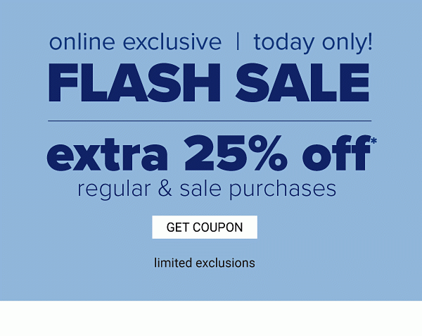 Online Exclusive | Today only! Extra 25% off Regular & Sale Purchases with Belk Rewards credit card OR 20% off with Coupon - Get Coupon