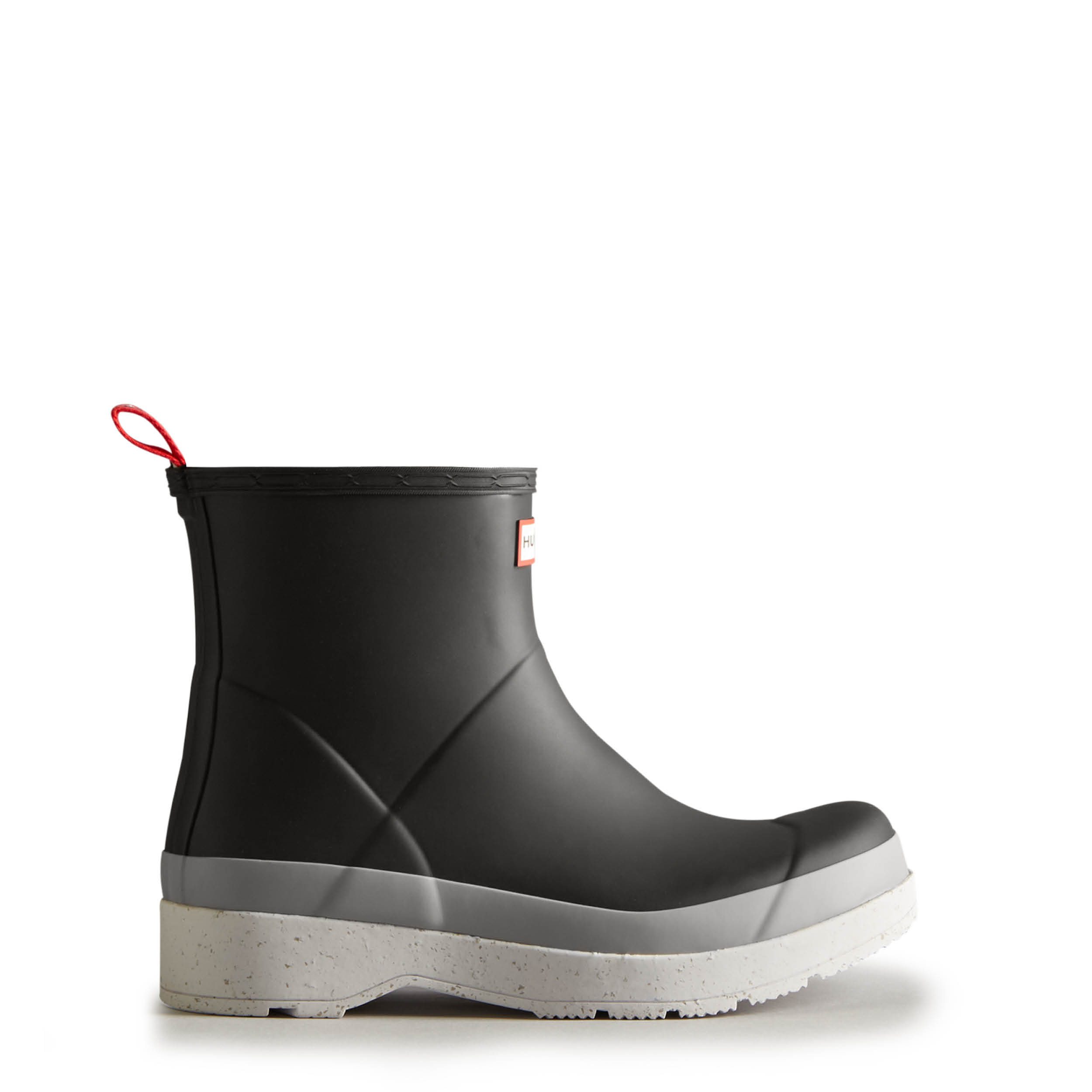 Black Men's Original Play Short Speckle Rain Boots