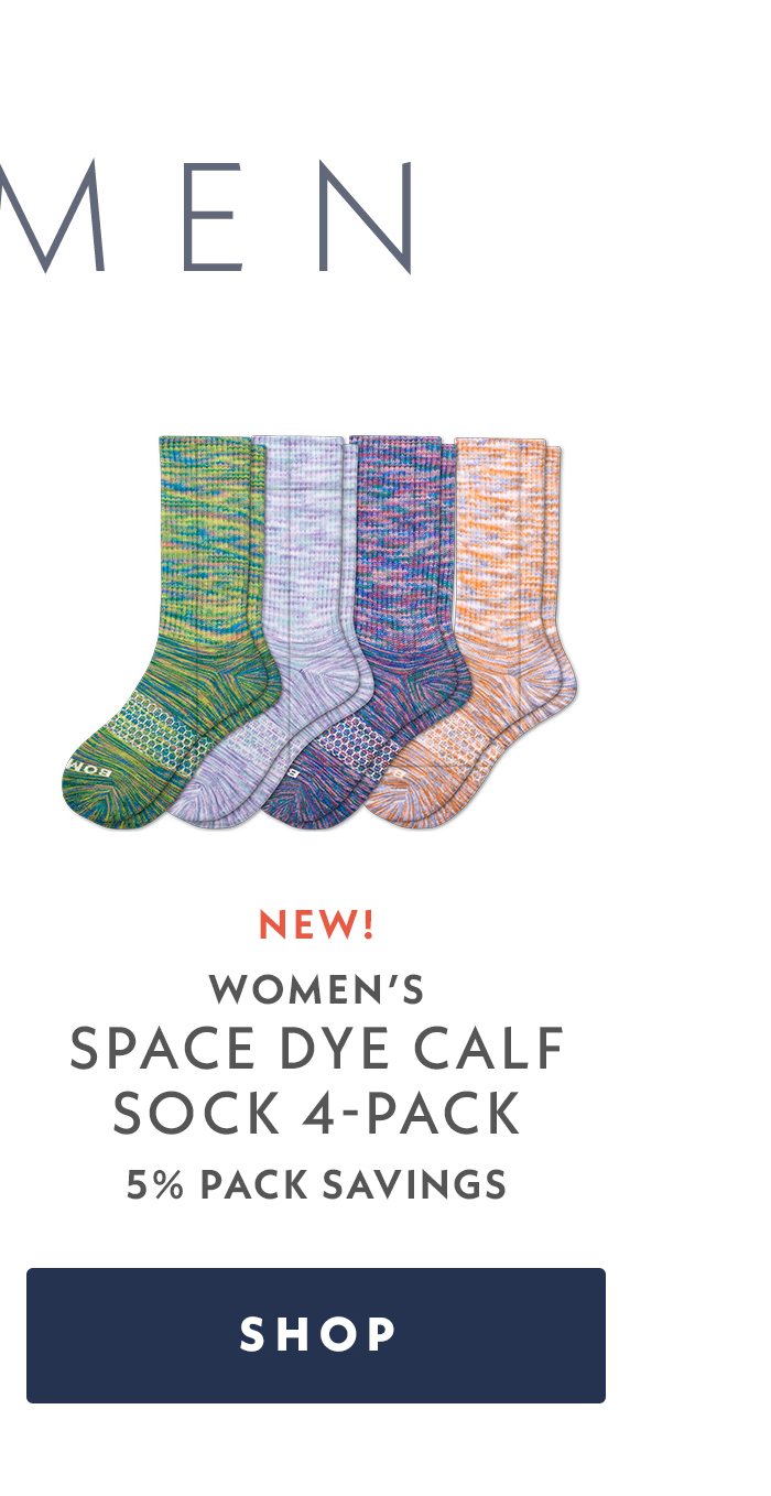 New! Women's Space Dye Calf Sock 4-Pack | 5% Pack Savings | Shop