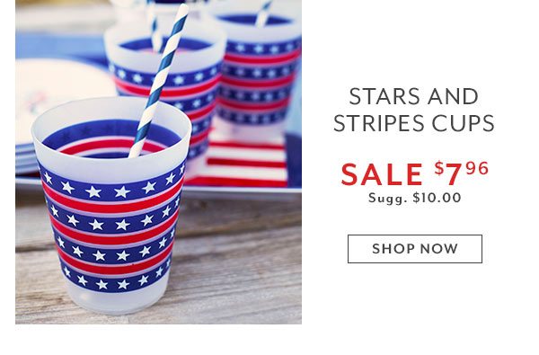 Stars and Stripes Cups