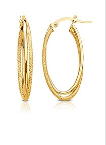 Gold Hoop Earrings