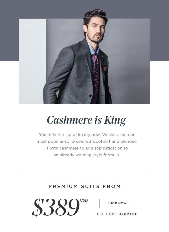 NEW SUITS FROM $399 USD