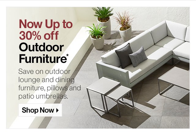 up to 30% off Outdoor Furniture