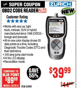 ZR4 OBD2 Code Reader