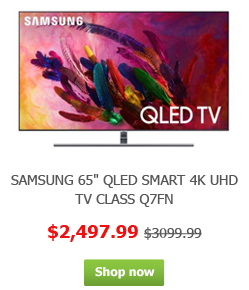 Samsung 65 QLED Smart 4K UHD TV Class Q7FN