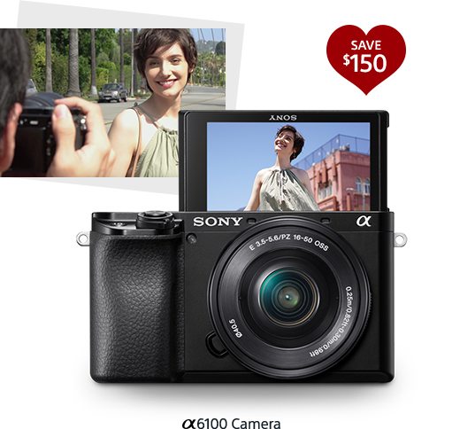 SAVE $150: Alpha 6100 Camera