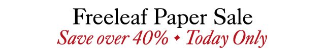 Shop Freeleaf Paper Sale