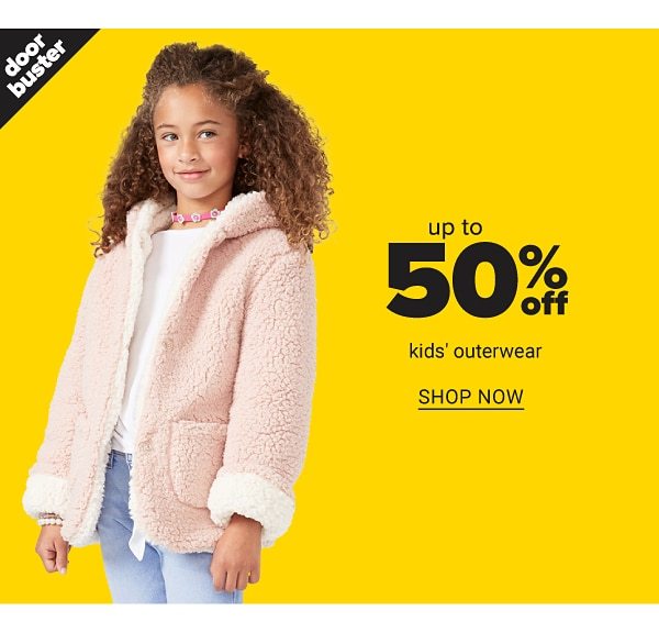 50% off Kids Outerwear - Shop Now