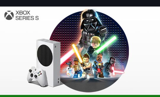 Xbox Series S Console & LEGO® Star Wars™: The Skywalker Saga Digital Game Bundle