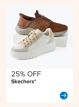 25% off Skechers.