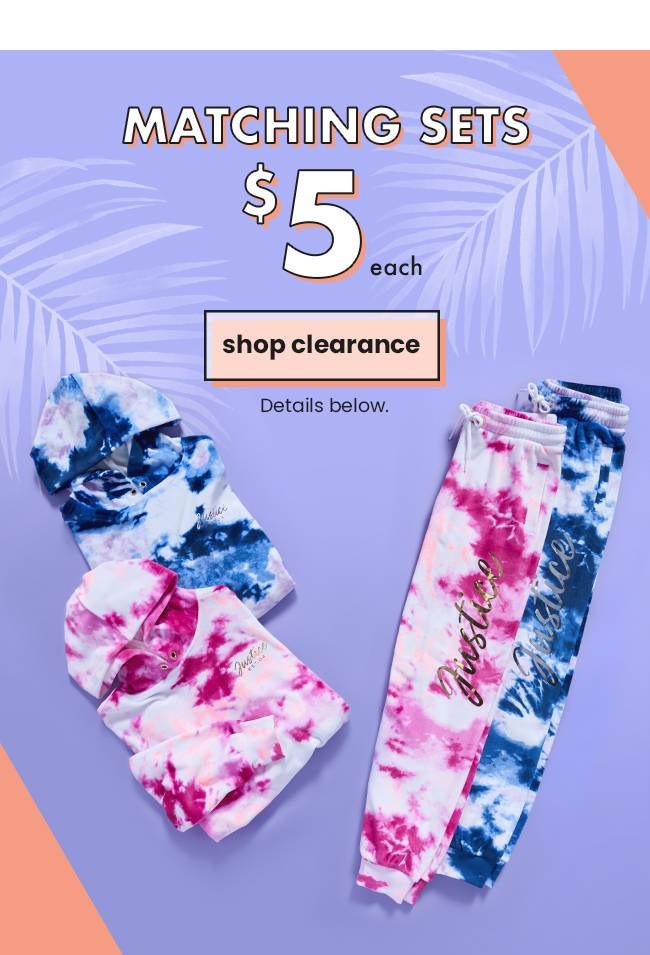 Matching $5 Each Shop Clearance
