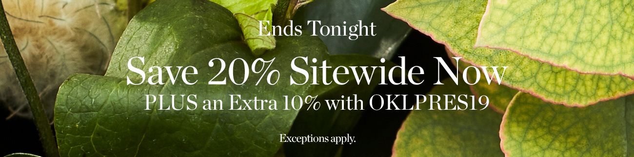 20% off sitewide + Extra 10%- Last Day