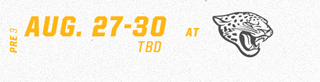 Preseason 3 at Jacksonville Jaguars