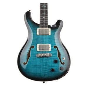 PRS SE Hollowbody II Piezo Electric Guitar - Peacock Blue