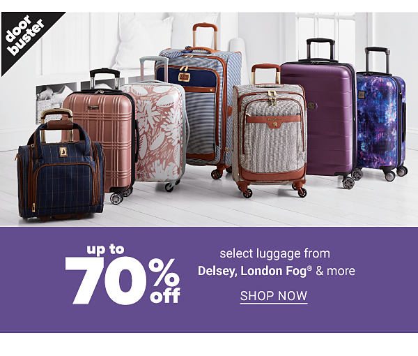 Up to 70% off select Luggage - Shop Now