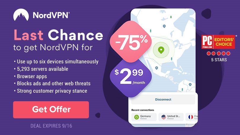 Last Chance to get NordVPN for $2.99/month