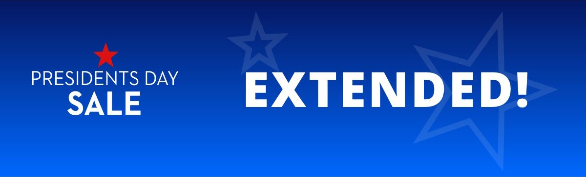 Presidents Day Deals Extended
