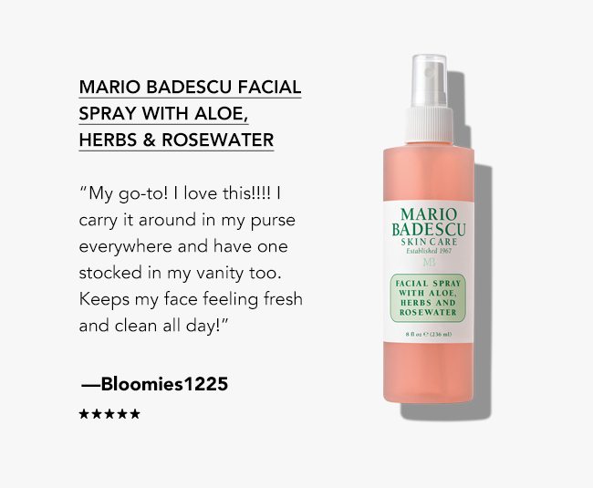 Mardio Badescu Facial Spray with Aloe Herbs & Rosewater