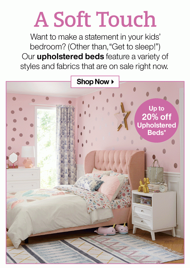 Shop Up to 20% Off Upholstered Beds