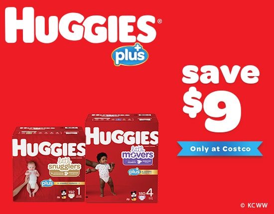 Huggies Plus $9 OFF