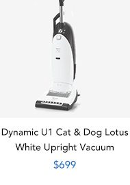 Shop Miele Dynamic U1 Cat & Dog Lotus White Upright Vacuum