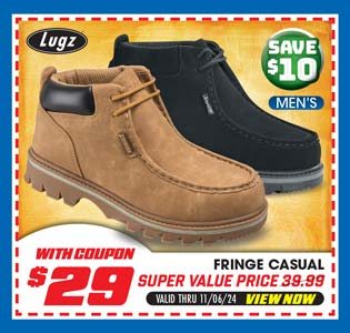 Lugz Fringe Men's Casual Shoes