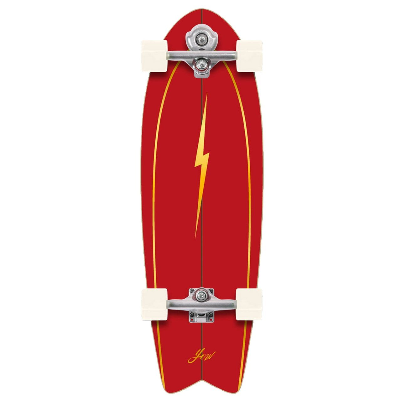 YOW Pipe Power Surfing Series Surf Skateboard - Multicolour