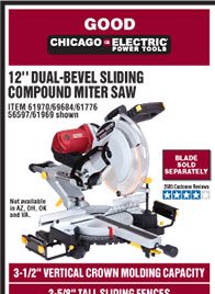  12 in. Dual-Bevel Sliding Compound Miter Saw 