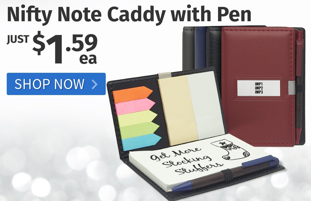 Nifty Note Caddy with Pen for only $1.59 each!