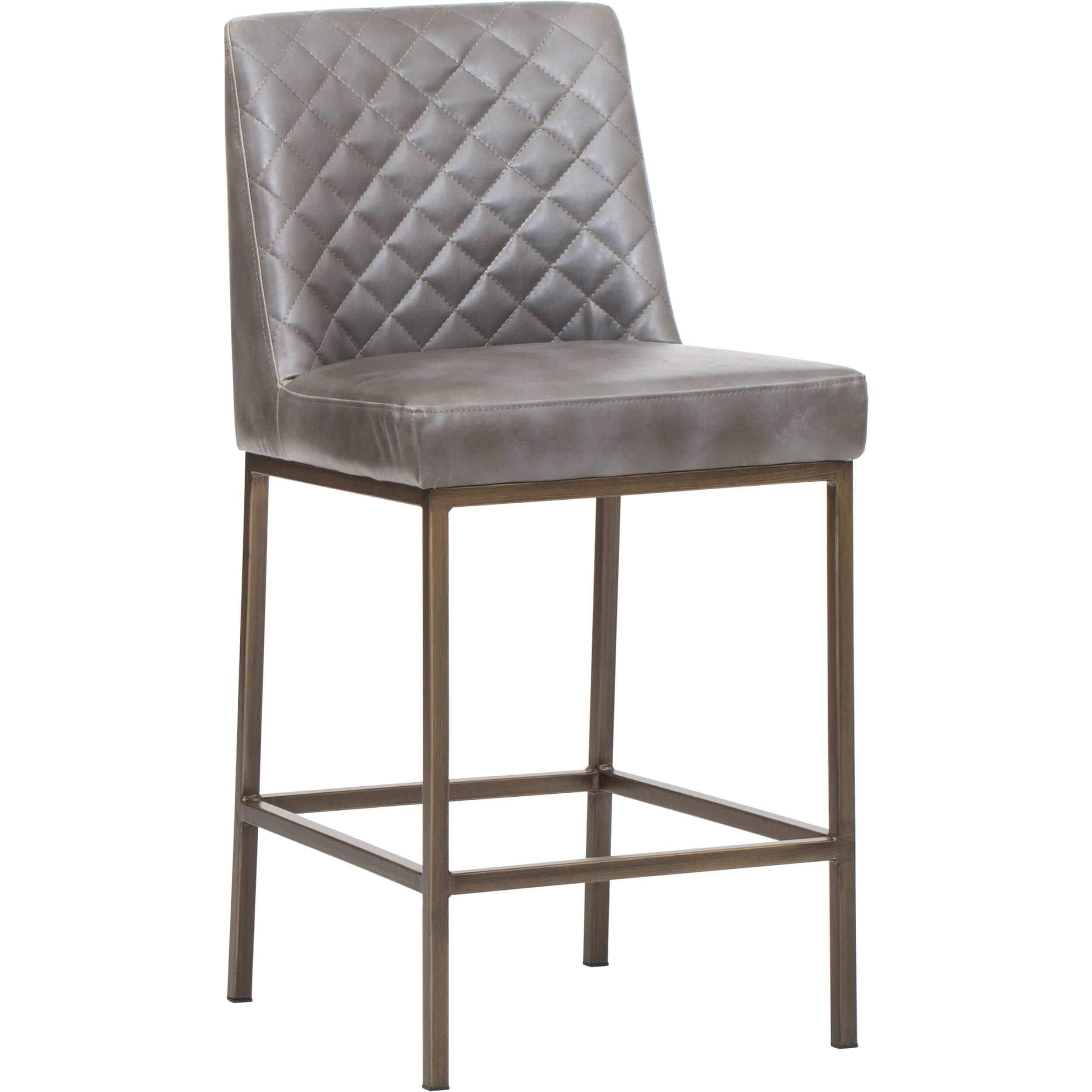 Zachary Counter Stool, Grey