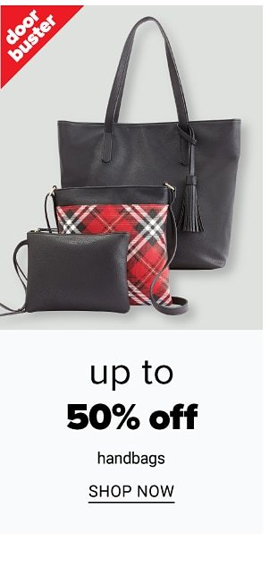 Up to 50% off handbags - Shop Now