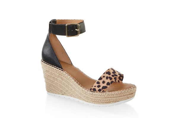 Ankle Strap Espadrille Wedge Sandals