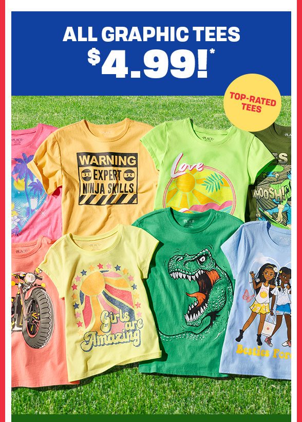$4.99 All Graphic Tees