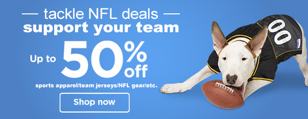 Tackle NFL deals - support your team. Up to 50% off sports appparel, team jerseys, NFL gear, etc. Shop now >