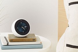 Echo Spot 2.5 Alexa Touchscreen & Speaker - Makes a Fantastic Alarm Clock (Videochat, Control Smart Home, View Webcams and more)