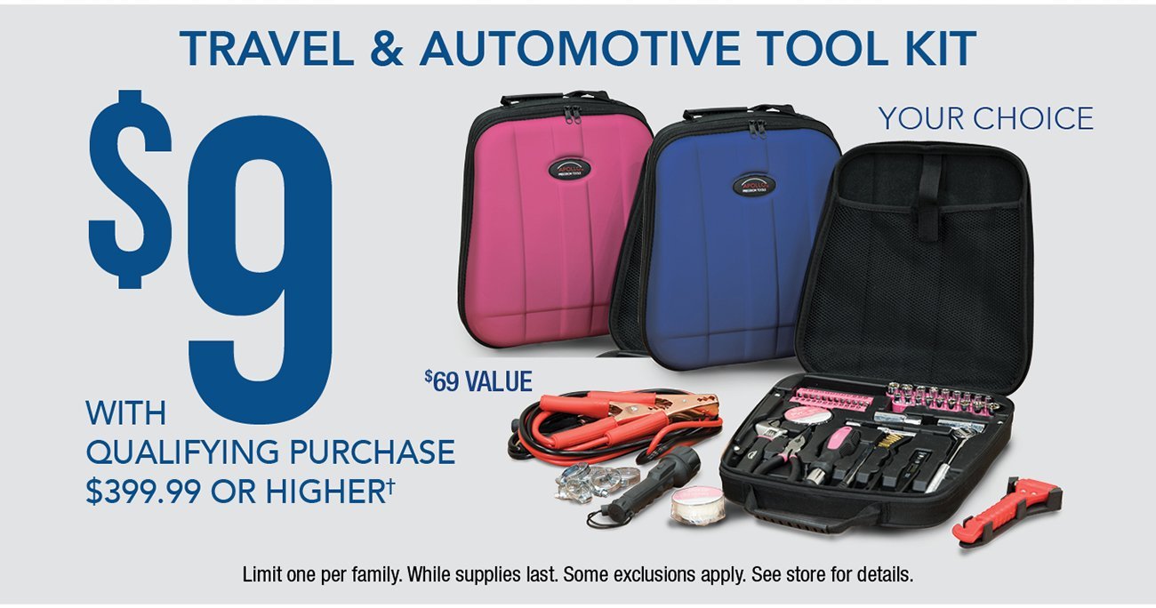 Travel-and-automotive-tool-kit