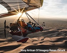Above the desert southwest landscape with a pioneering aerial photographer, ultralight pilot and environmentalist.