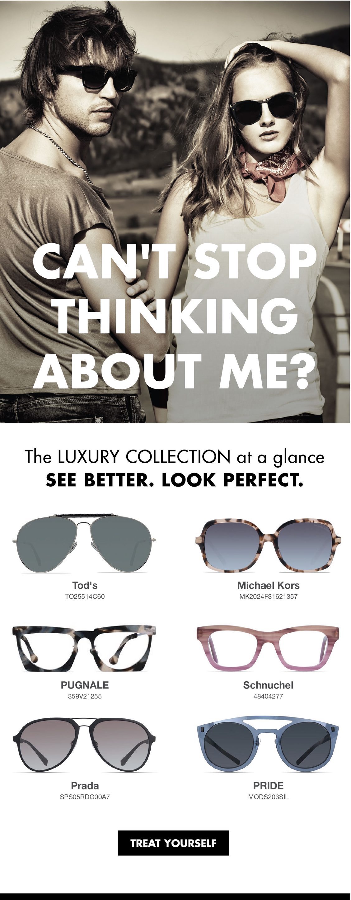 THE LUXURY COLLECTION AT A GLANCE - 25% OFF PRESCRIPTION EYEGLASSES - GLASSES GALLERY