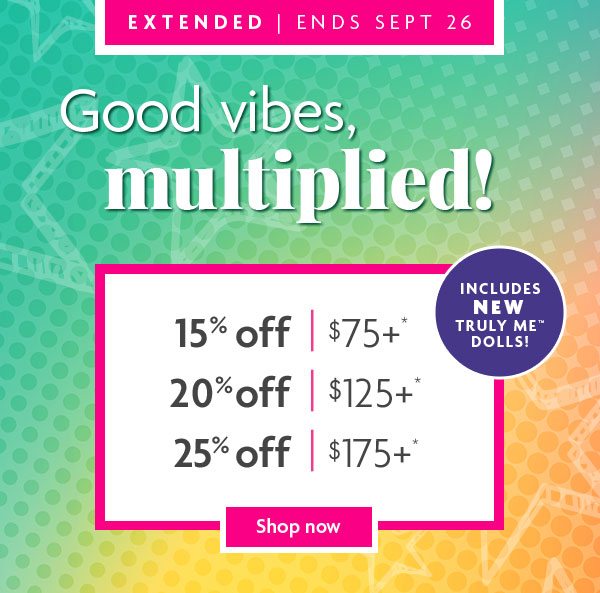 H: Good vibes, multiplied! - Shop now