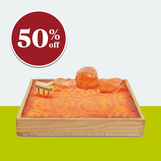 Himalayan Glow Zen Garden Salt Lamp Hypen ⁃ 50% off