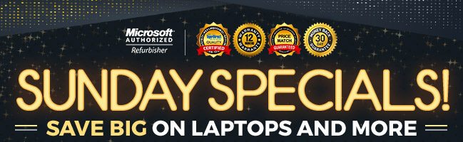 Plus, Save $1000 Off HP i7 PC | Monitors From $54