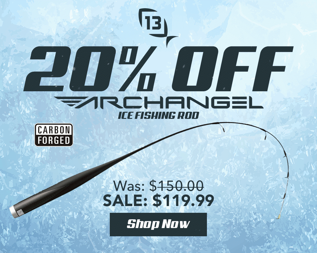 20% OFF 13 Fishing Archangel Ice Fishing Rod