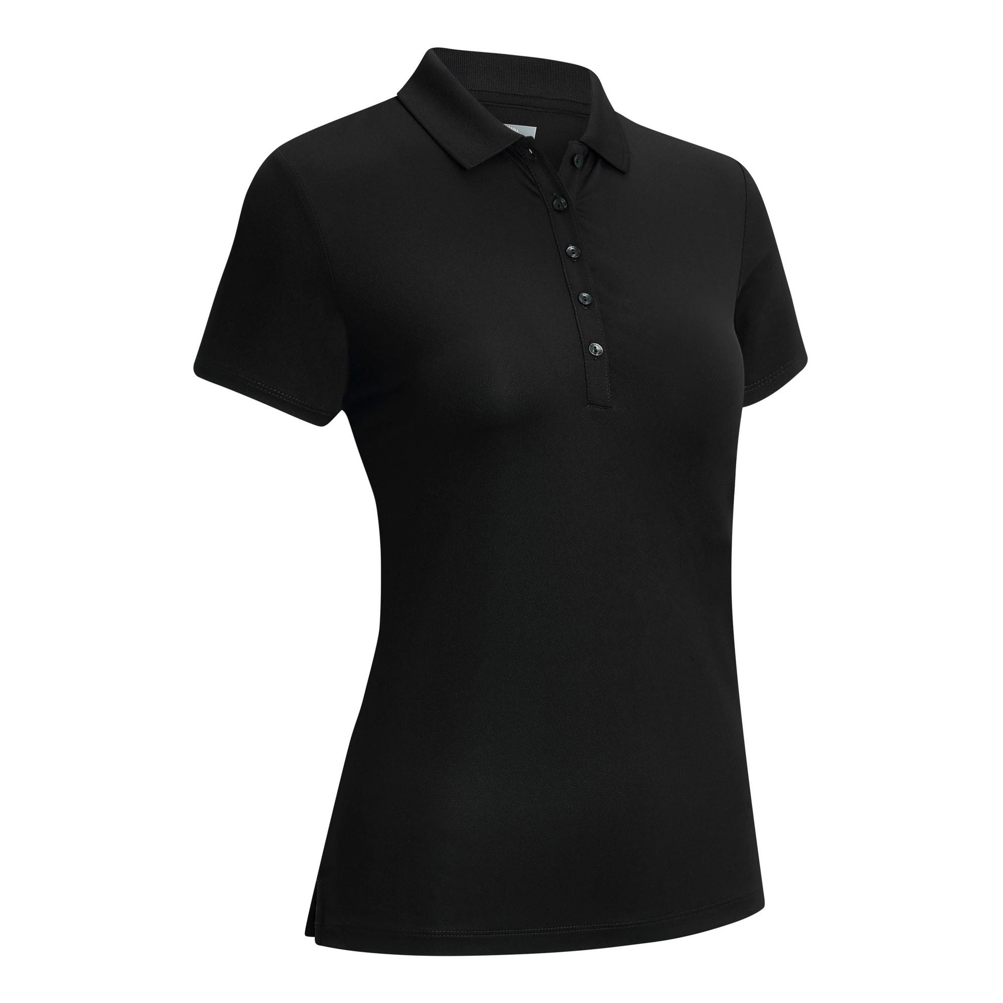 Women's Micro Hex Short Sleeve Polo Shirt