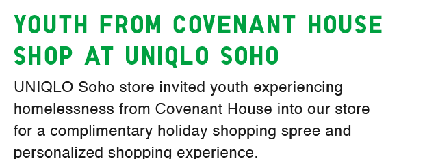 BANNER 2 - YOUTH FROM COVENANT HOUSE SHOP AT UNIQLO SOHO