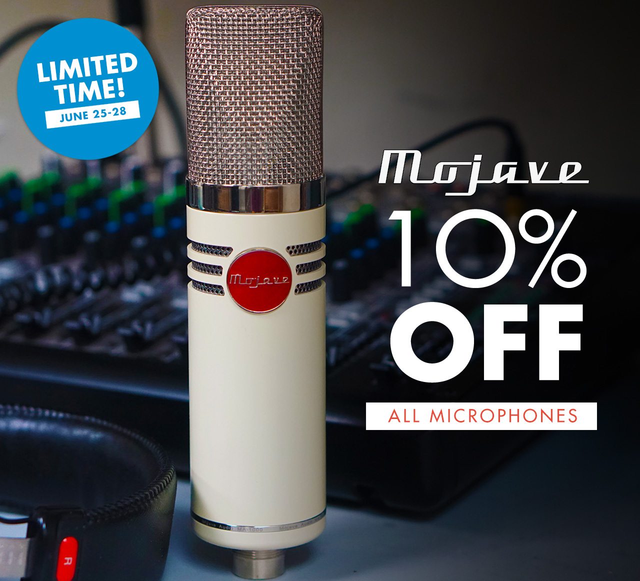 10% Off All Mojave Audio Microphones
