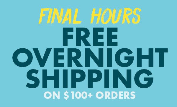 FREE OVERNIGHT SHIPPING