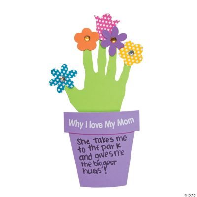 “Why I Love My Mother” Handprint Craft Kit