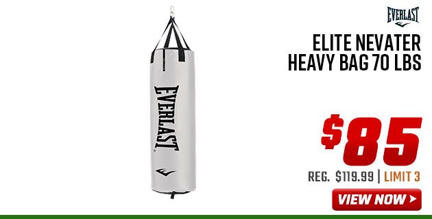 Everlast Elite Nevater Heavy Bag 70 lbs